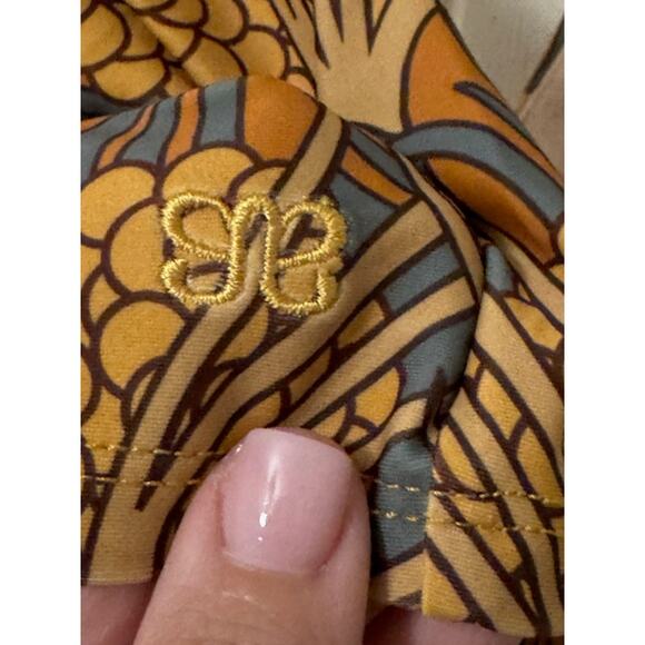 ALBION 2 Piece Golden Hour Olivia Swim Crop Top/Sea Salt Midi Bottom XS - Picture 13 of 13